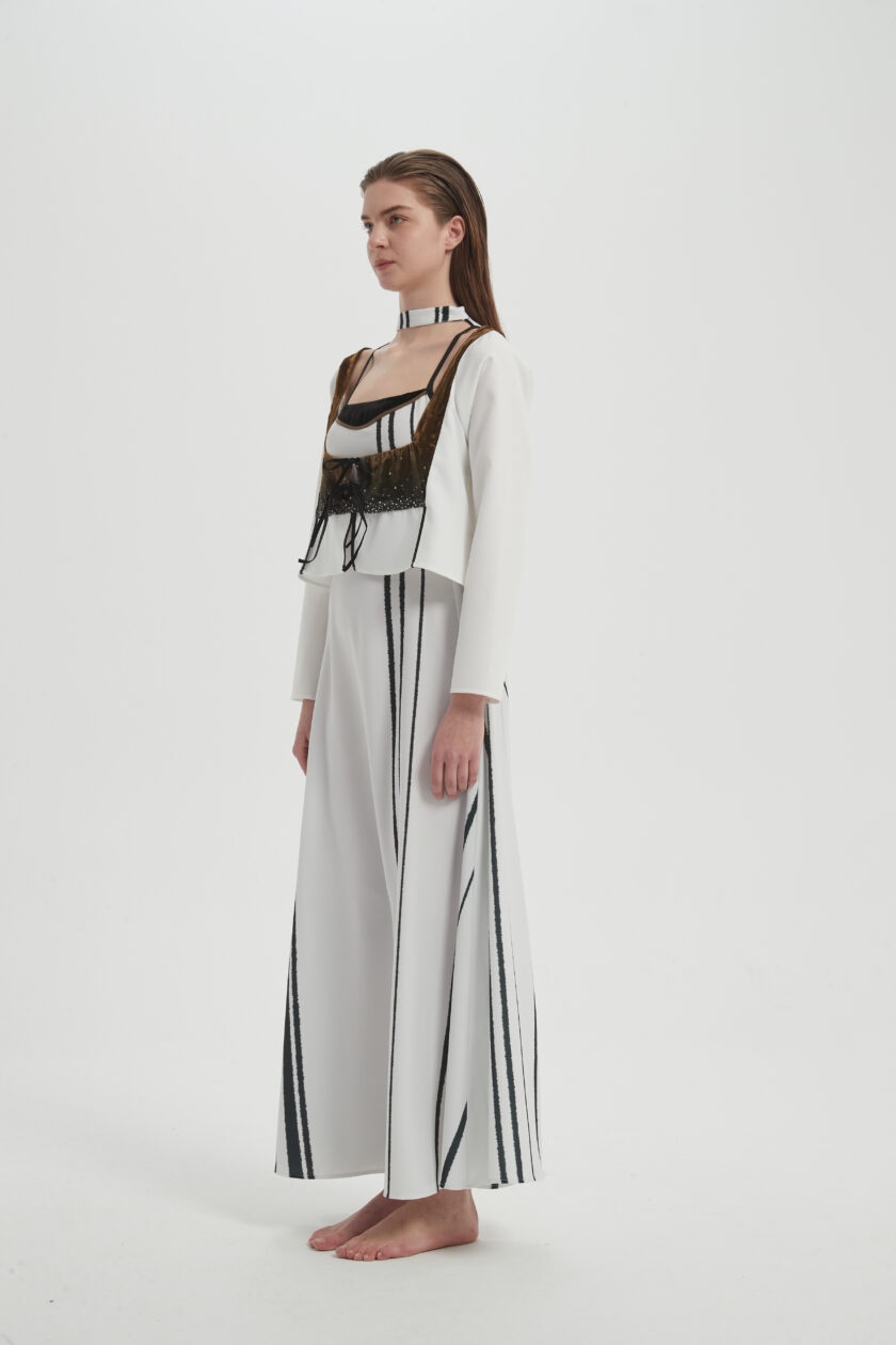 Flow Dress with Jacket - Image 2