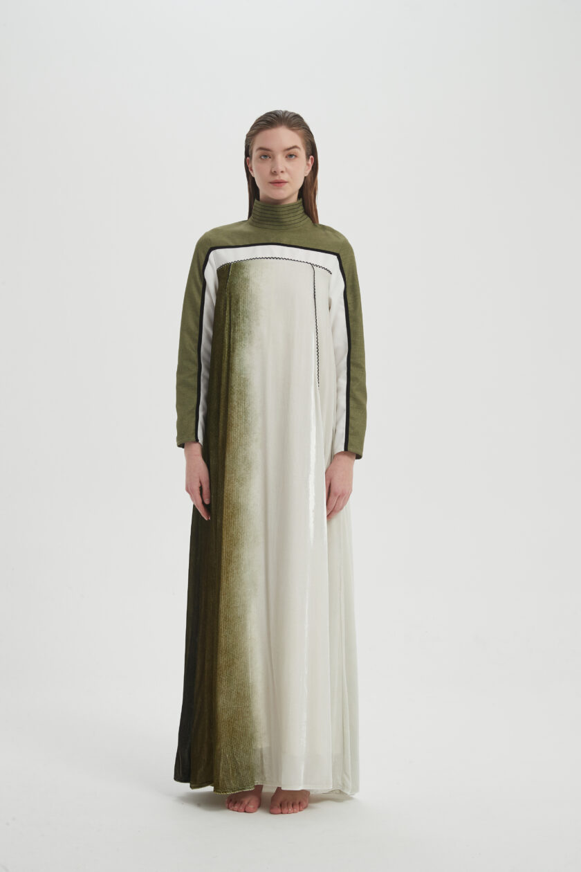 Velvet Highneck dress