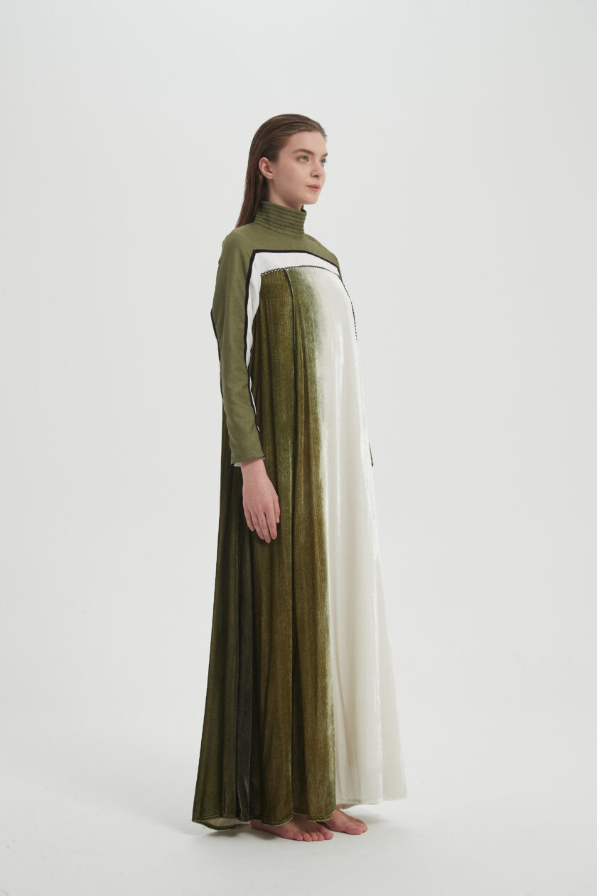 Velvet Highneck dress - Image 3