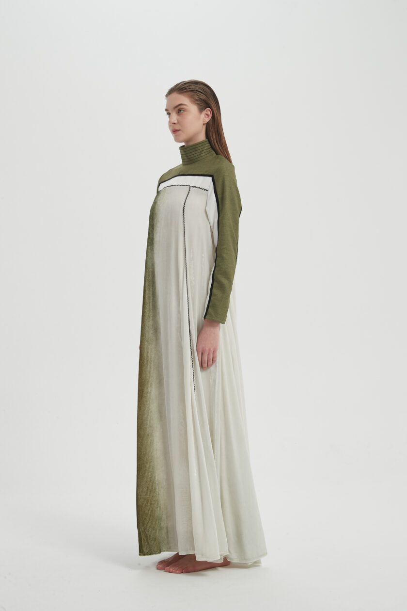 Velvet Highneck dress - Image 2
