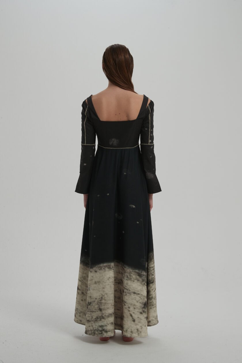 Ties on chest dress - Image 4